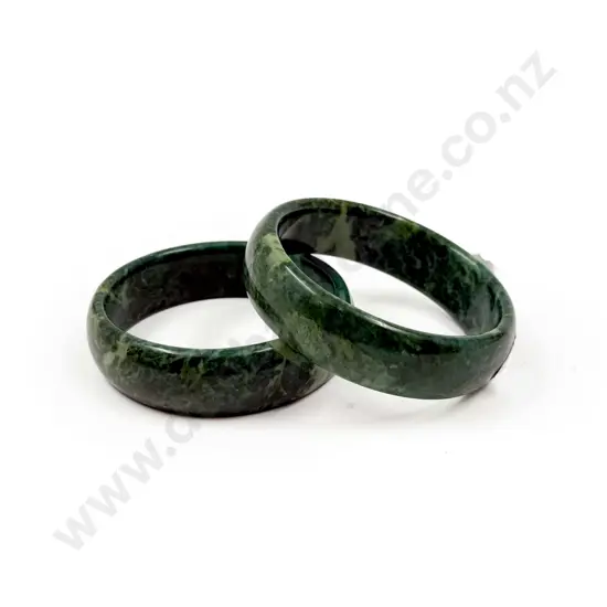 Pair of Large Agate Bangles