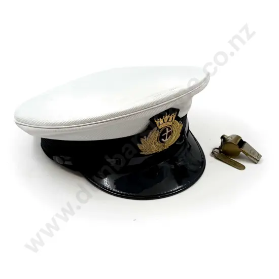 Naval Hat and Officers Whistle