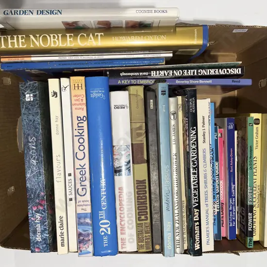 Qty of Mostly Cooking Reference Books