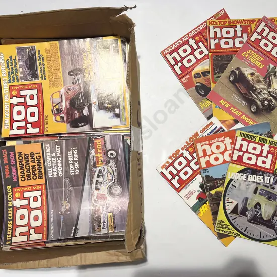Collection of Vintage Hot Rod Magazines
