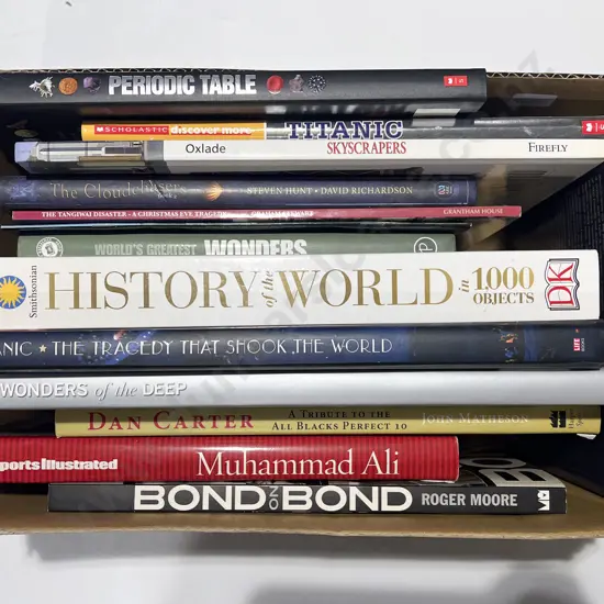 Box of Assorted Books