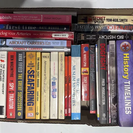 Box of Assorted Books