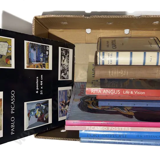 Box of Assorted Art Reference