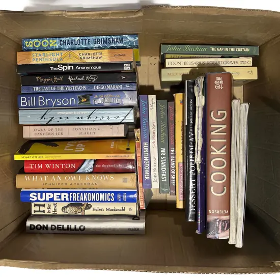 Box of Assorted Books