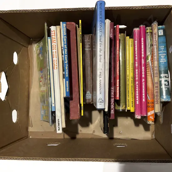 Box of Assorted Automotive Reference