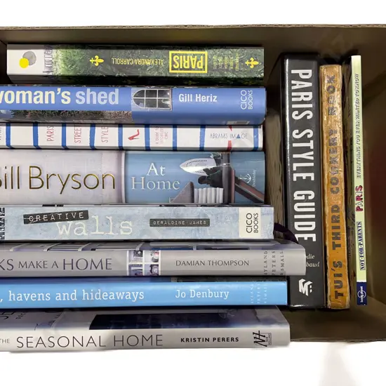 Box of Assorted Books