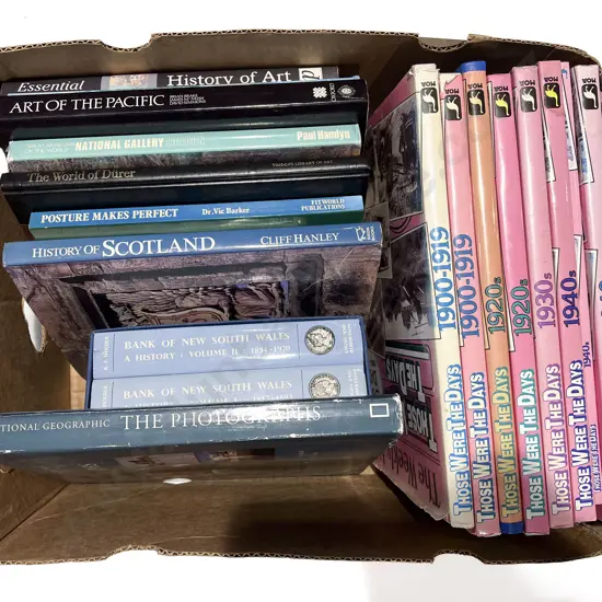 Box of Assorted Books including Art Reference