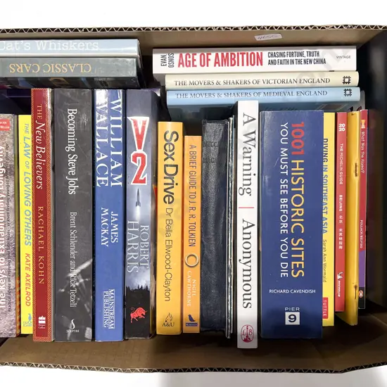 Box of Assorted Books