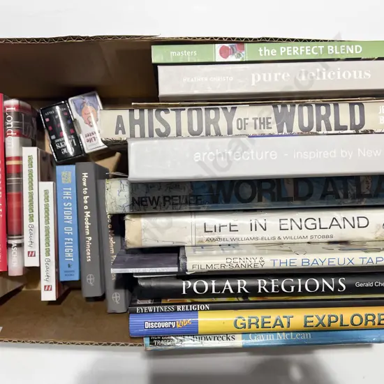 Box of Assorted Books