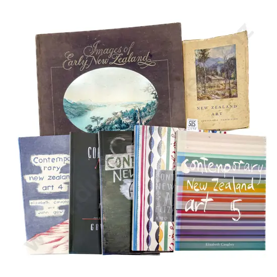 Contemporary NZ Art Vol. 1-5 and Two other References