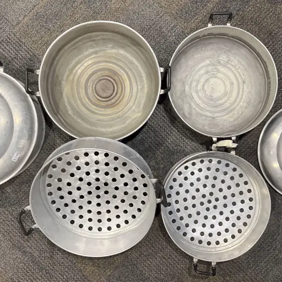 Two Industrial Kitchen Food Steamers