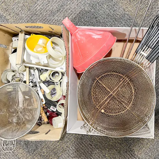 Two Boxes of Mixed Kitchenware