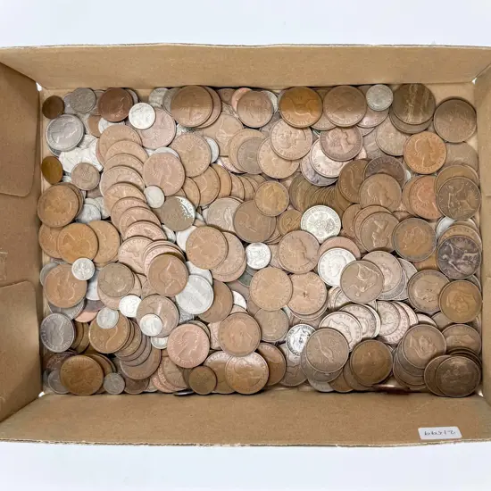 Box of Assorted Commonwealth Coinage