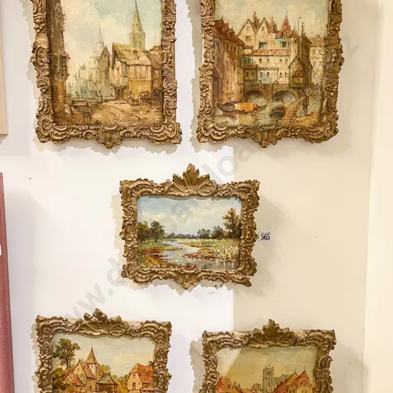 Five Assorted European Oils