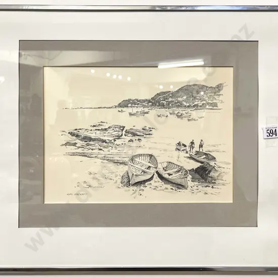 John Haycraft - Island Bay - Graphite on Paper