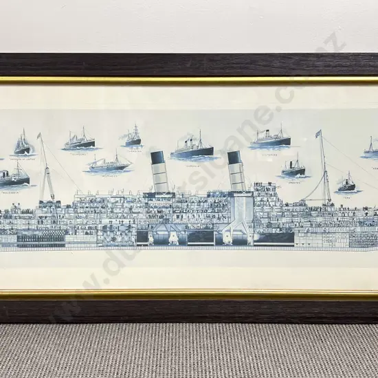 Framed Ship Display