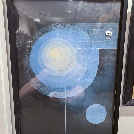 Framed Guy Ngan Exhibition Poster