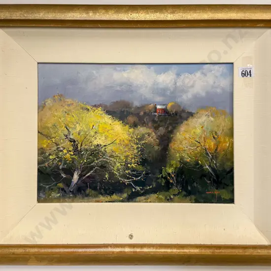 Colin C Wynn - Waiuta Gold - Oil on Board