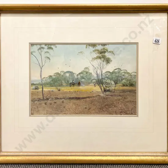 Bruce Malloch (Australian) - Prospectors - Oil on Board