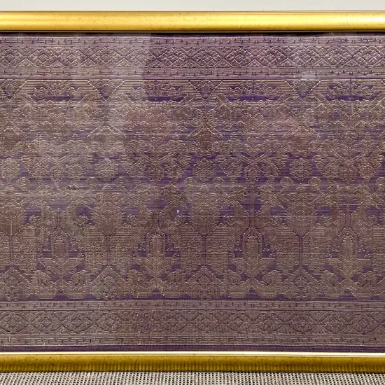 Framed Embroidery Panel