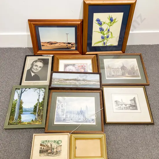 Box of Assorted Artworks