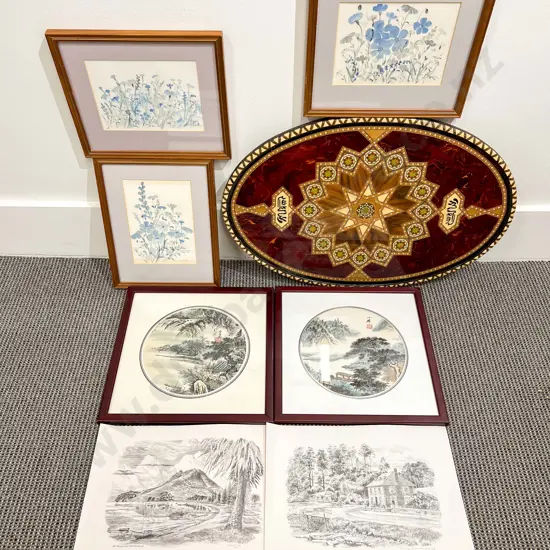 Box of Assorted artworks Etc