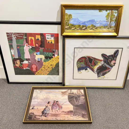 Four Assorted Prints & Originals