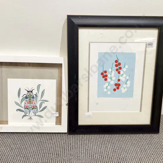 Two Framed Artworks