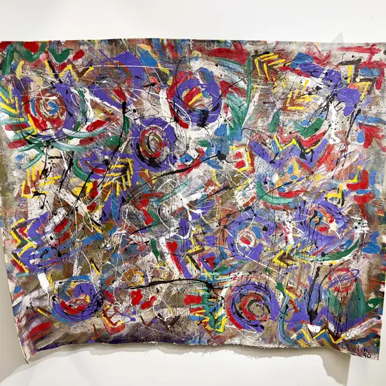 L. Walsh - "Painting II" Oil on Canvas (unframed)