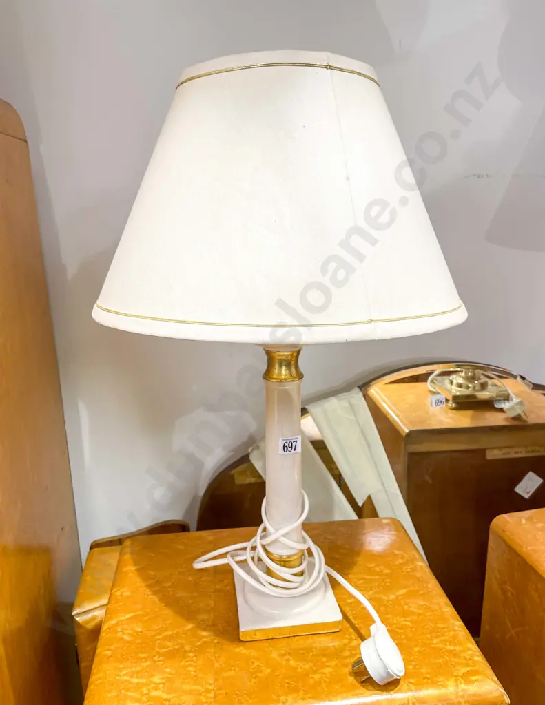 Two Assorted Table Lamps Image 1++