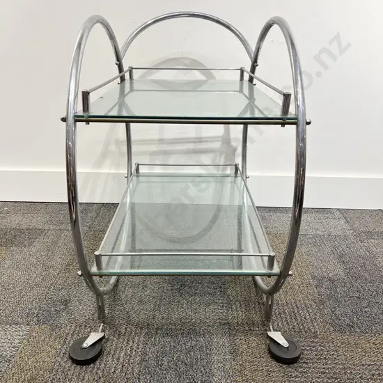 Art Deco Chrome Tea Trolley (a/f)