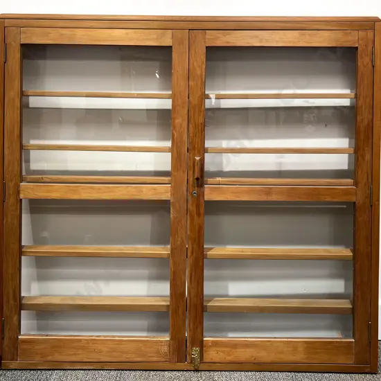Slender Glazed Door Display Cabinet