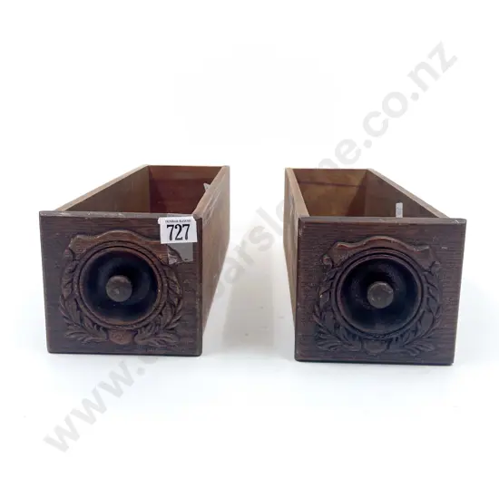 Two Singer Sewing Machine Drawers