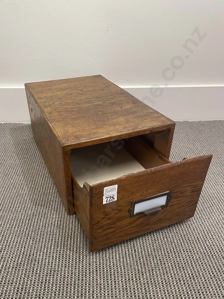 Oak Single Paper Drawer Image 1++