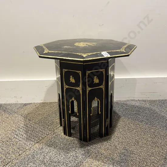 Lacquer Folding Occasional Table