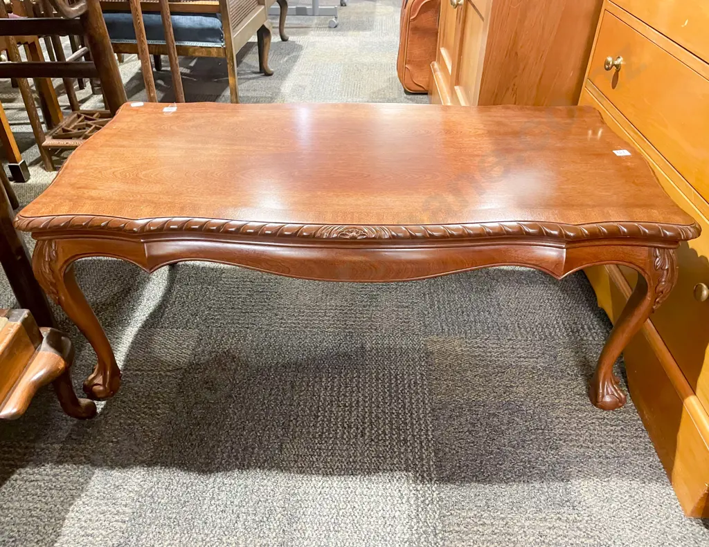 Mahogany Rectangular Coffee Table Image 1++