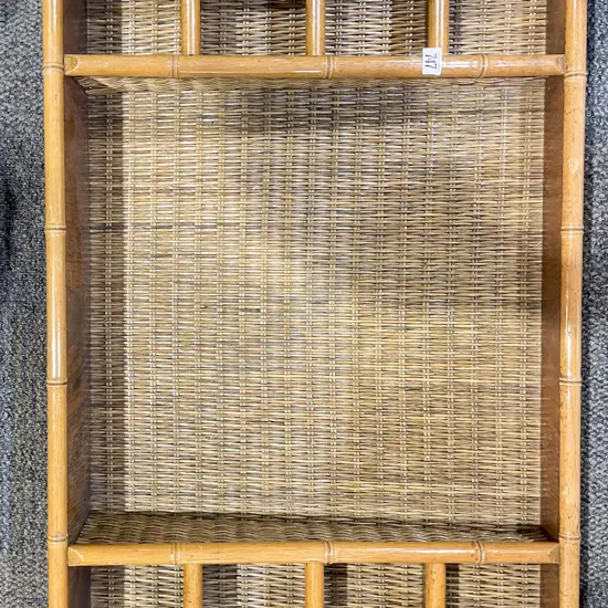 Bamboo & Cane Desk Organiser