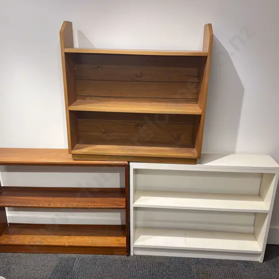 Three Assorted Bookcases