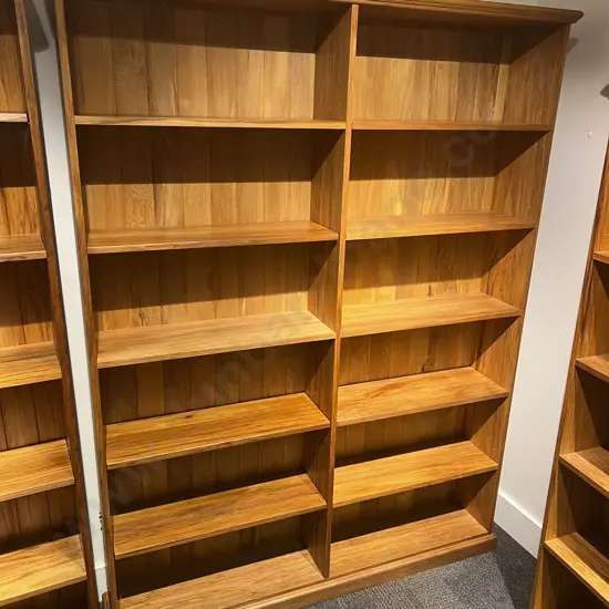Rimu Two Section Bookcase