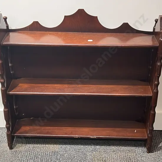 Low Mahogany Bookcase