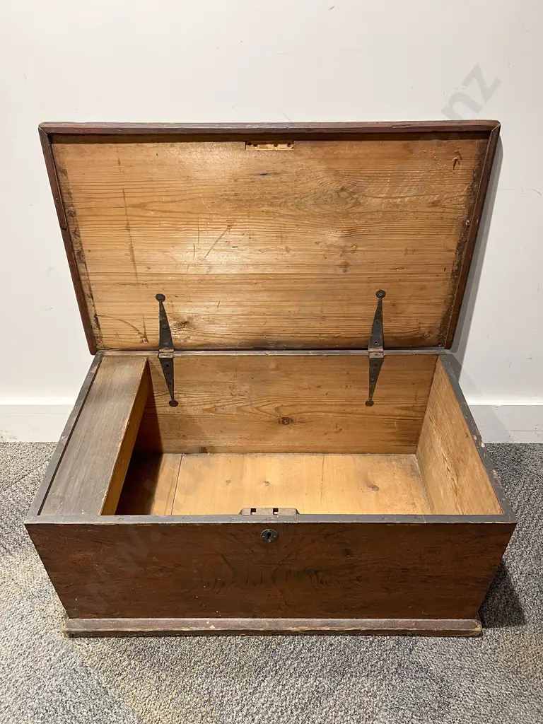 Rustic Victorian Pine Tool Box Image 1++