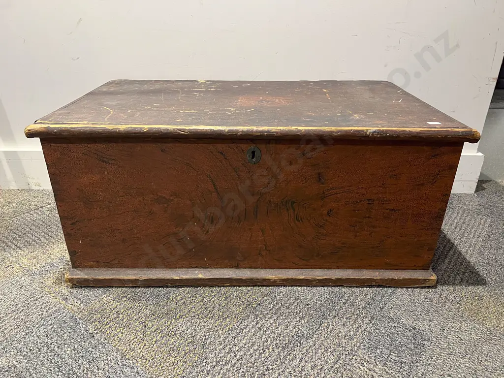 Rustic Victorian Pine Tool Box Image 1++