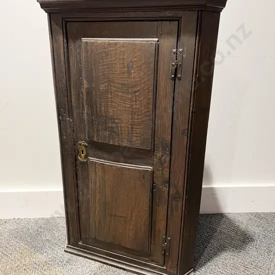 Small Geo III Oak Hanging Corner Cupboard (a/f)