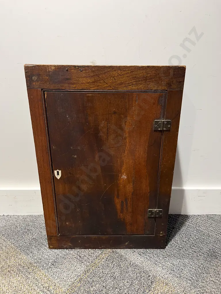 Small Regency Mahogany Wall Cabinet Image 1++