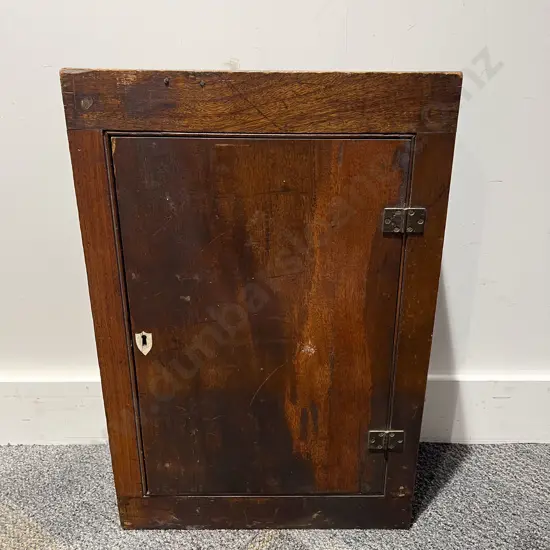 Small Regency Mahogany Wall Cabinet