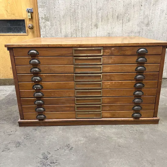 NZ Railways Vintage Plan Drawers