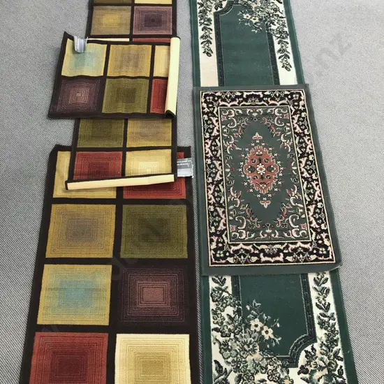 Five Assorted Persian Style Mats