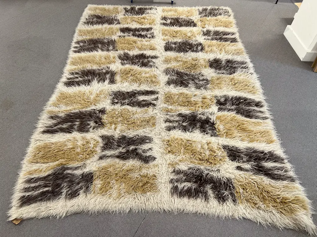 Large Karnezi Design Scandinavian Type "RYA" Floor Rug Image 1++