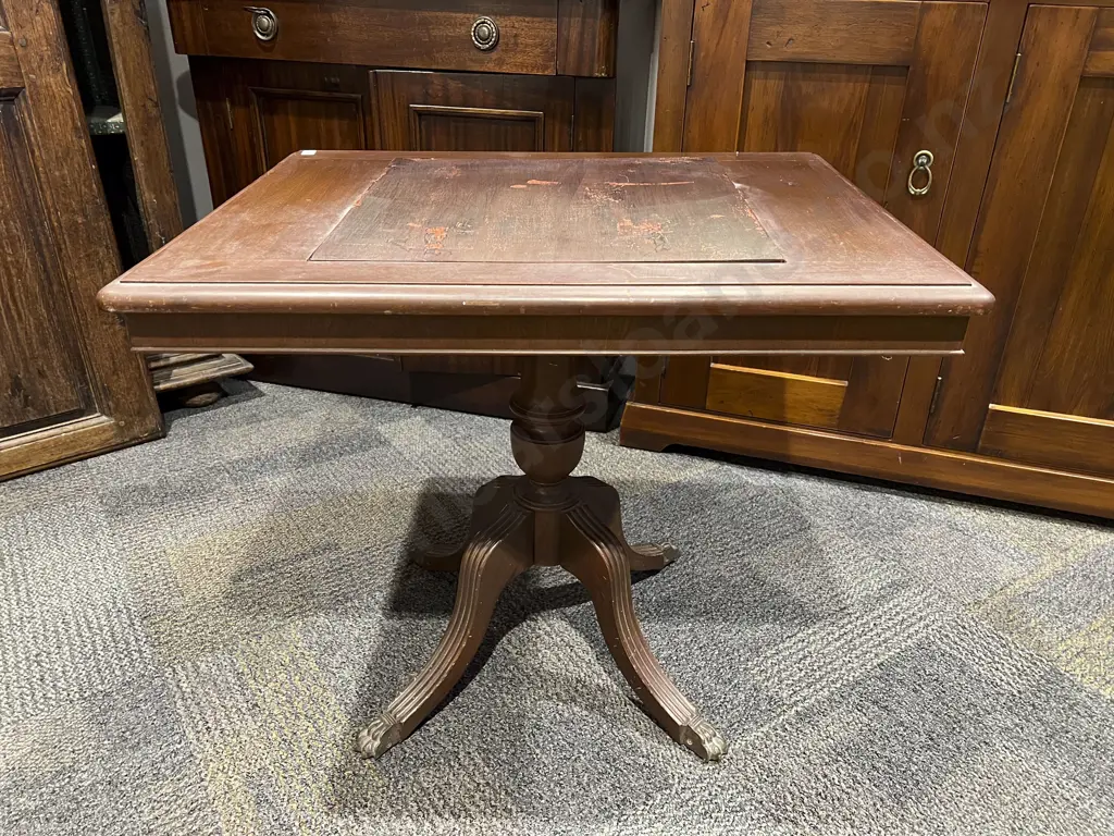 Mahogany Side Table (faults) Image 1++