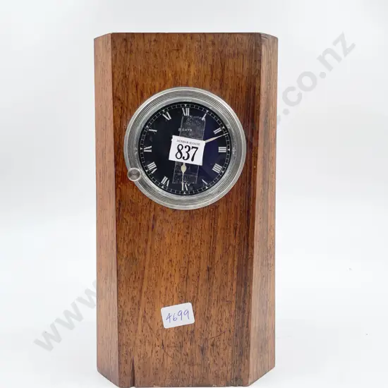 Vintage Wooden Propeller Piece Clock Mounted